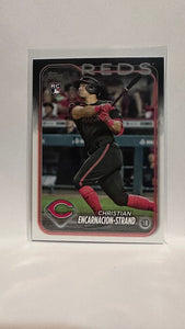 #219 Christian Encarnacion-Strand Rookie Cincinnati Reds 2024 Topps Baseball Card