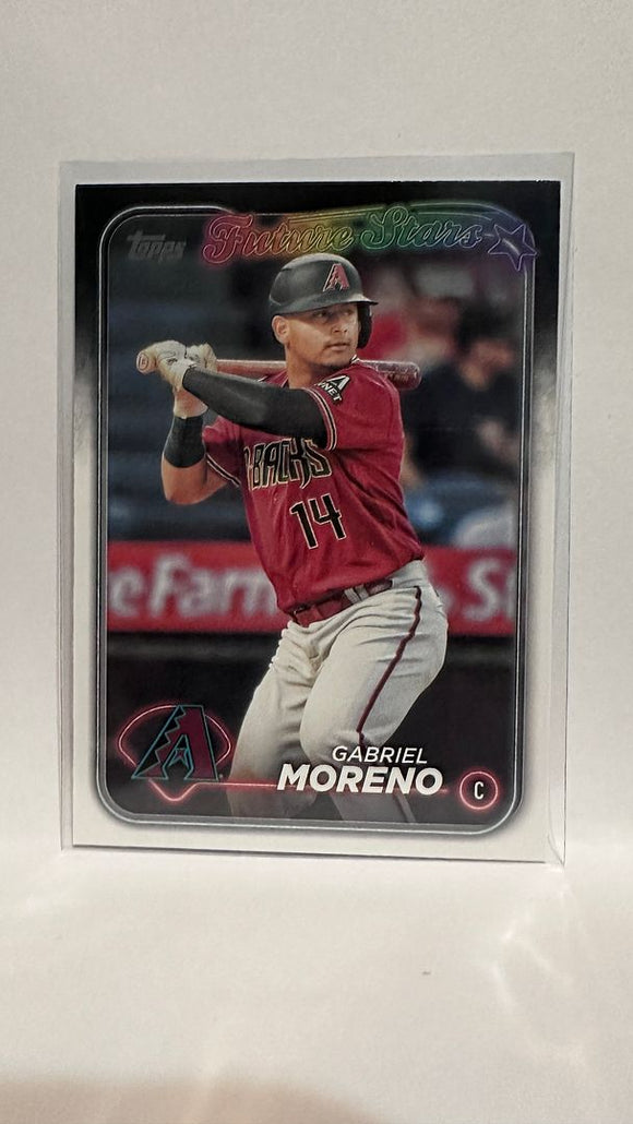 #268 Gabriel Moreno Arizona Diamondbacks 2024 Topps Baseball Card