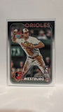 #66 Jordan Westburg Rookie Baltimore Orioles 2024 Topps Baseball Card