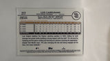 #217 Luis Campusano Yellow San Diego Padres 2024 Topps Baseball Card