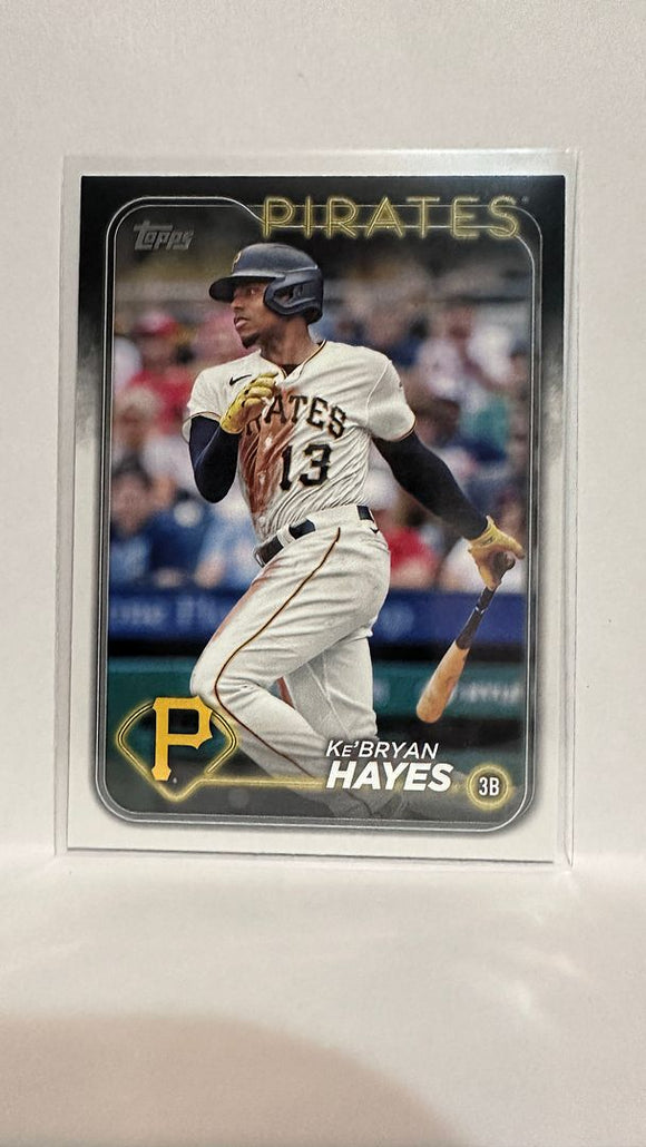 #218 KeBryan Hayes Pittsburgh Pirates 2024 Topps Baseball Card