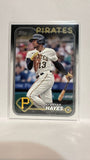 #218 KeBryan Hayes Pittsburgh Pirates 2024 Topps Baseball Card