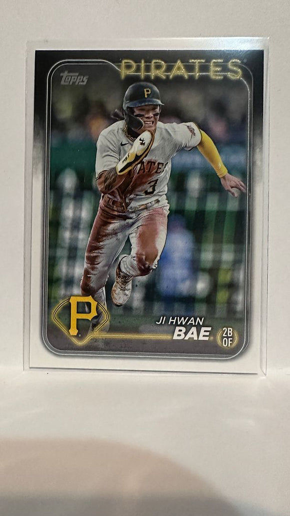 #160 Ji Hwan Bae Pittsburgh Pirates 2024 Topps Baseball Card