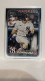 #60 Jasson Dominguez Rookie New York Yankees 2024 Topps Baseball Card