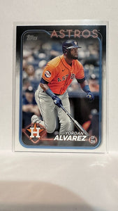 #273 Yordan Alvarez Houston Astros 2024 Topps Baseball Card