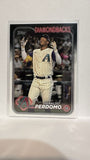 #41 Geraldo Perdomo Arizona Diamondbacks 2024 Topps Baseball Card