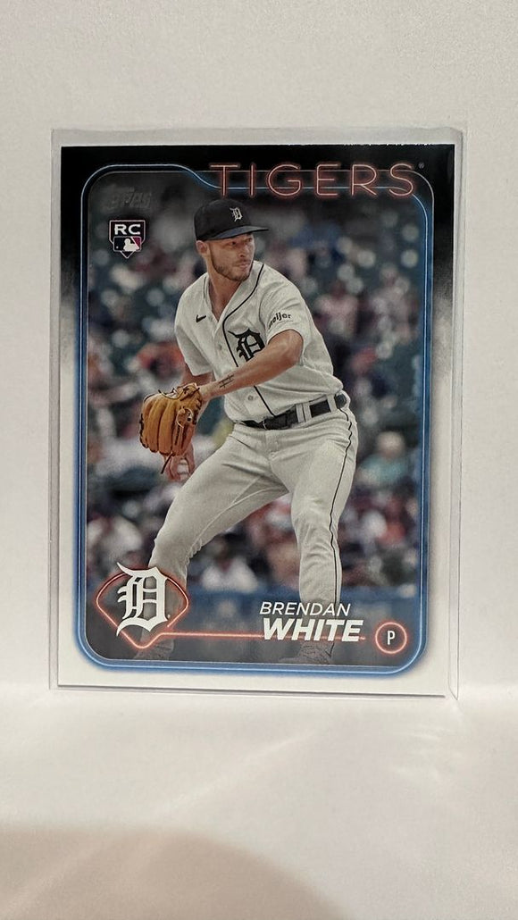 #8 Brendan White Rookie Detroit Tigers 2024 Topps Baseball Card