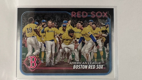 #288 Team Card Boston Red Sox 2024 Topps Baseball Card