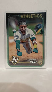 #21 Esteury Ruiz Oakland Athletics 2024 Topps Baseball Card