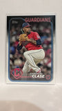 #116 Emmanual Clase Cleveland Guardians 2024 Topps Baseball Card