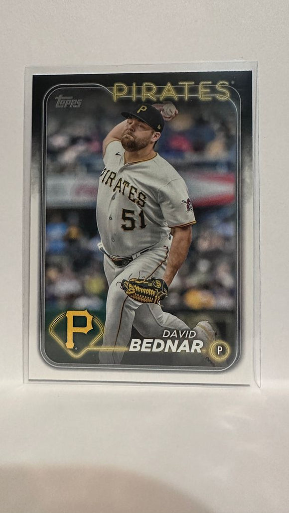 #143 David Bednar Pittsburgh Pirates 2024 Topps Baseball Card