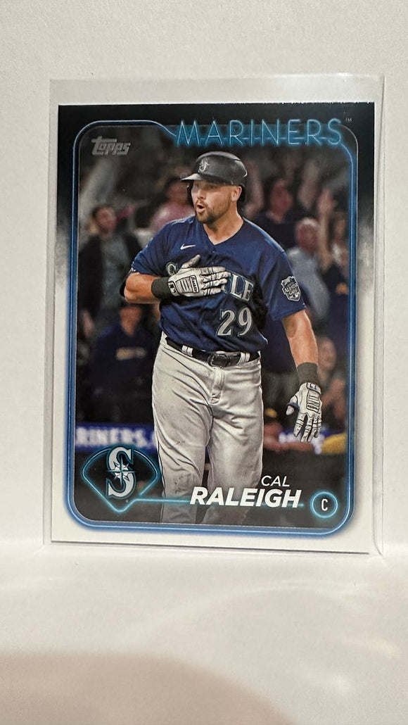 #122 Cal Raleigh Seattle Mariners 2024 Topps Baseball Card