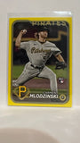 #31 Carmen Mlodzinski Rookie Yellow Pittsburgh Pirates 2024 Topps Baseball Card