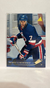 #167 Scott Lachance   New York Islanders 95-96 Pinnacle Hockey Card