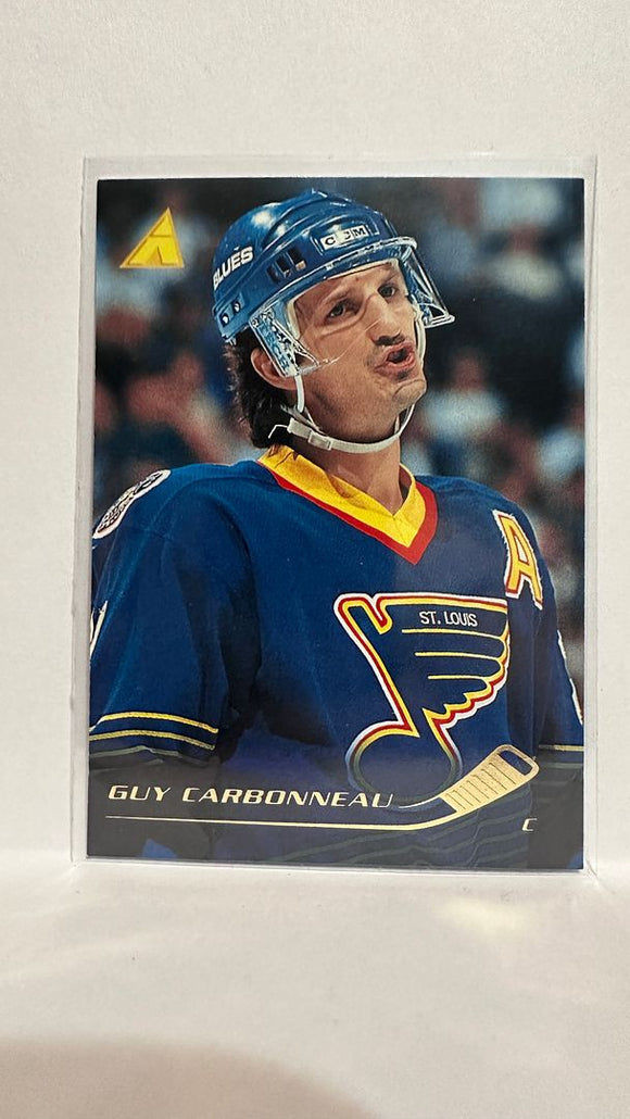 #144 Guy Carbonneau St Louis Blues 95-96 Pinnacle Hockey Card