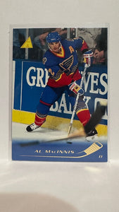 #79 Al MacInnis   St Louis Blues 95-96 Pinnacle Hockey Card