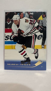 #179 Murray Craven Chicago Blackhawks 95-96 Pinnacle Hockey Card