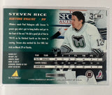 #166 Steven Rice Hartford Whalers 95-96 Pinnacle Hockey Card