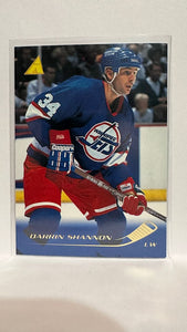 #69 Darrin Shannon Winnipeg Jets 95-96 Pinnacle Hockey Card