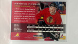 #135 Patrick Poulin Chicago Blackhawks 95-96 Pinnacle Hockey Card