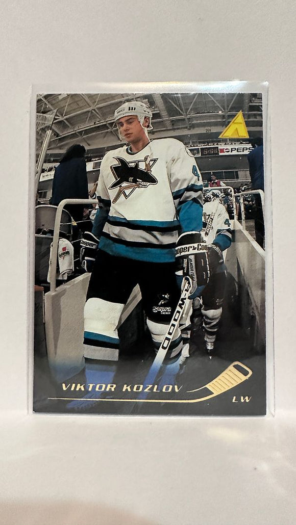 #99 Viktor Kozlov San Jose Sharks 95-96 Pinnacle Hockey Card