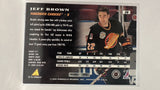 #29 Jeff Brown Vancouver Canucks 95-96 Pinnacle Hockey Card