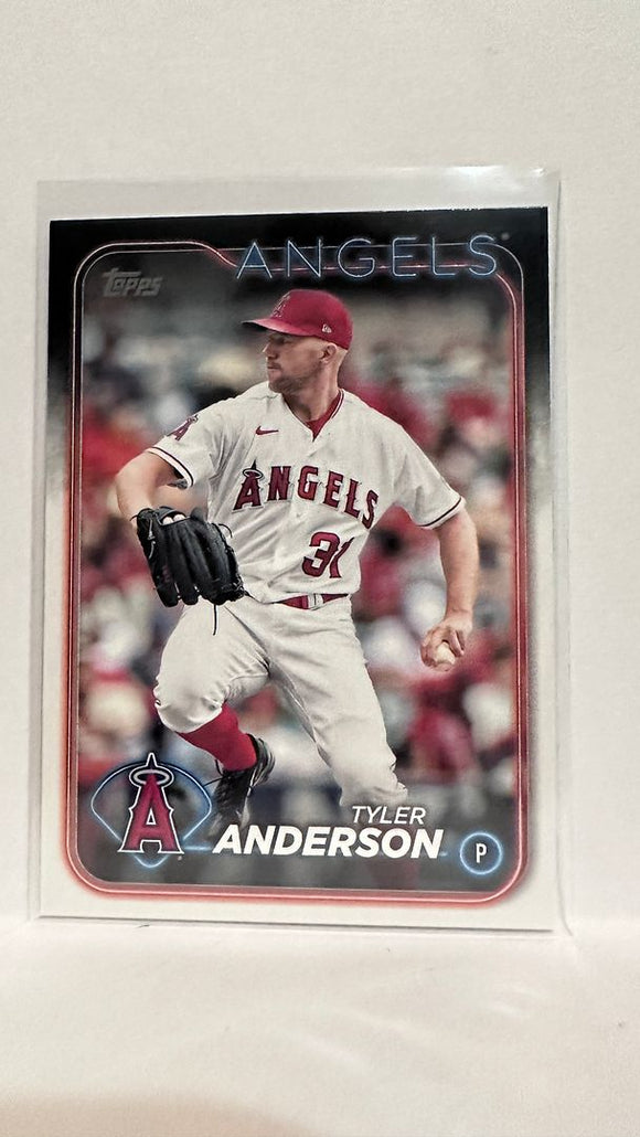 #248 Tyler Anderson Los Angeles Angels 2024 Topps Baseball Card