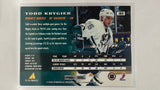 #183 Todd Krygier Anaheim Ducks 95-96 Pinnacle Hockey Card