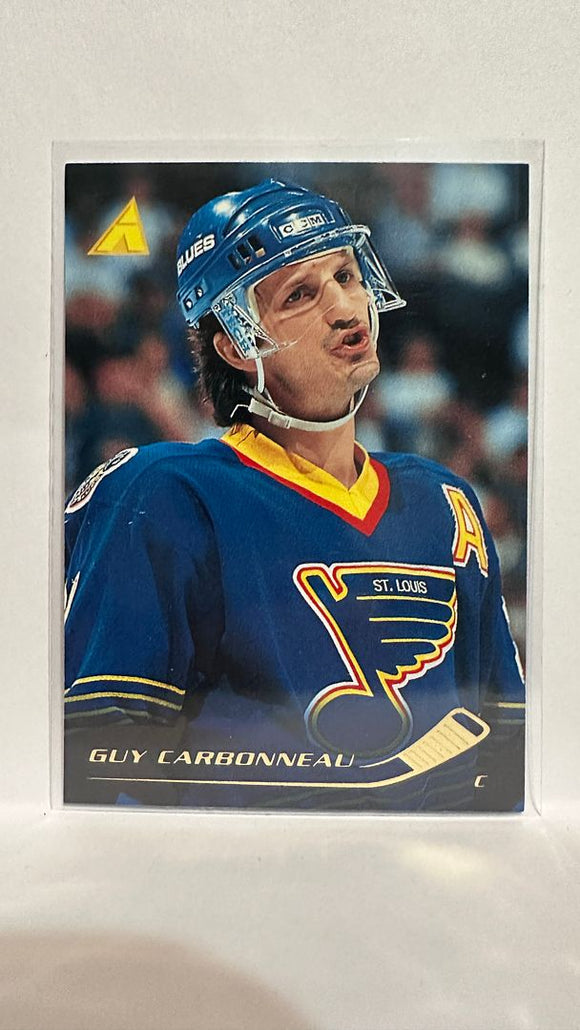 #144 Guy Carbonneau St Louis Blues 95-96 Pinnacle Hockey Card