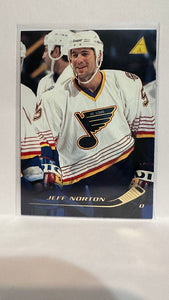 #188 Jeff Norrton St Louis Blues 95-96 Pinnacle Hockey Card