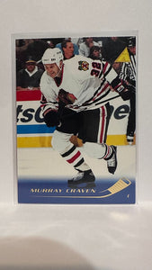 #179 Murray Craven Chicago Blackhawks 95-96 Pinnacle Hockey Card