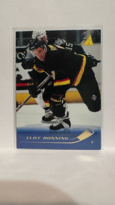 #184 Cliff Ronning Vancouver Canucks 95-96 Pinnacle Hockey Card