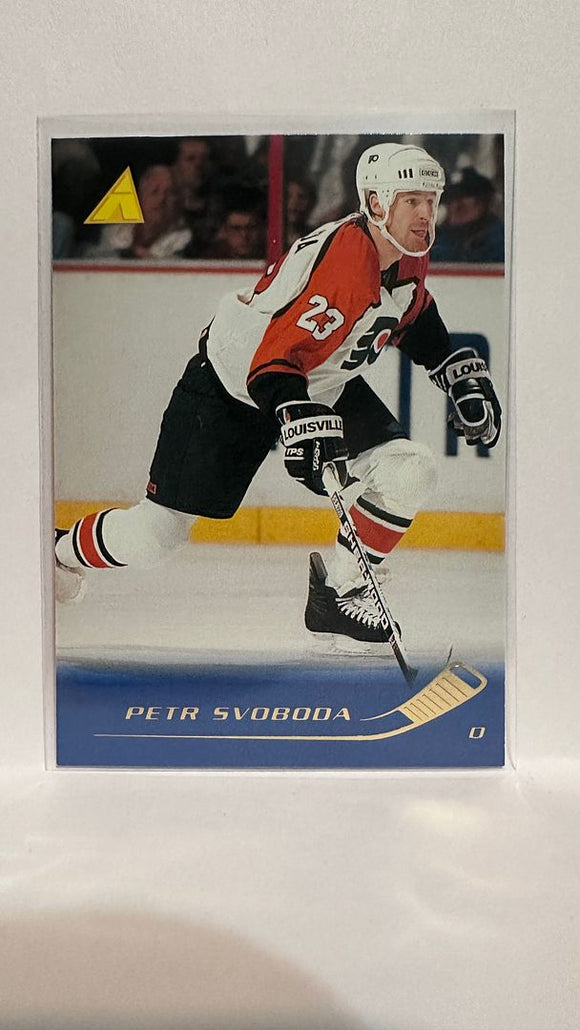 #168 Petr Svoboda Philadelphia Flyers 95-96 Pinnacle Hockey Card