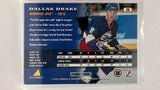 #25 Dallas Drake Winnipeg Jets 95-96 Pinnacle Hockey Card