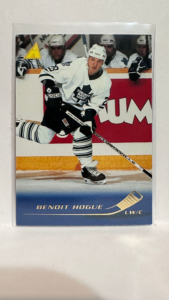 #186 Benoit Hogue Toronto Maple Leafs 95-96 Pinnacle Hockey Card