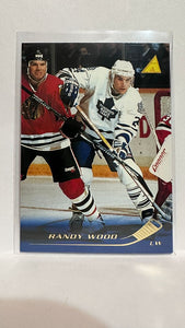 #164 Randy Wood Toronto Maple Leafs 95-96 Pinnacle Hockey Card