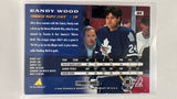 #164 Randy Wood Toronto Maple Leafs 95-96 Pinnacle Hockey Card