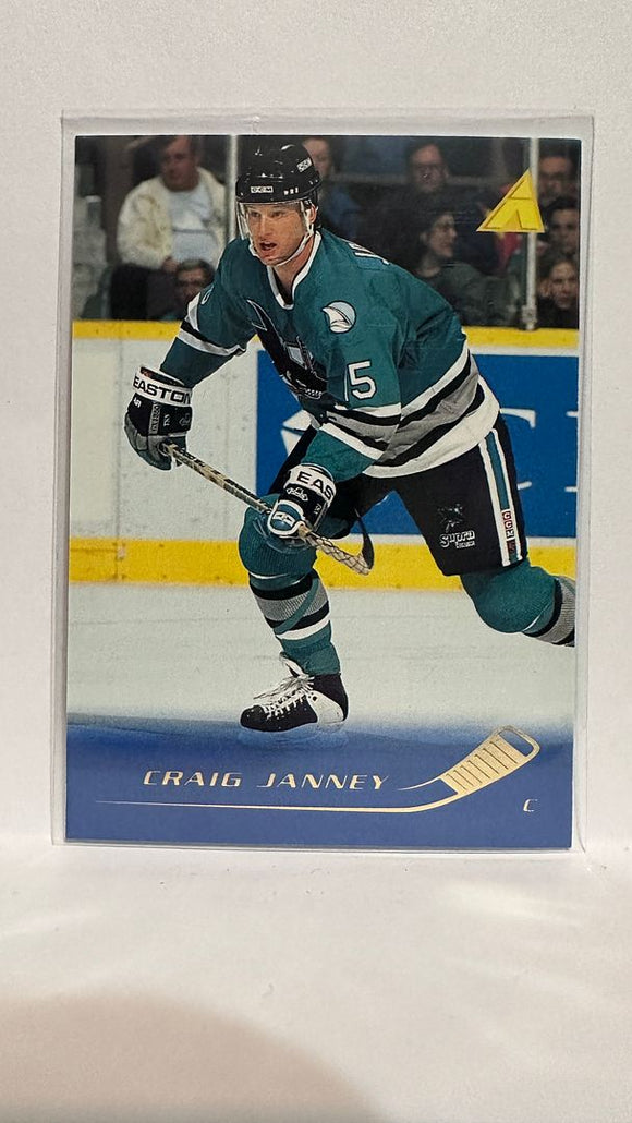 #37 Craig Janney San Jose Sharks 95-96 Pinnacle Hockey Card