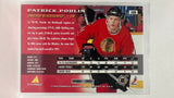 #135 Patrick Poulin Chicago Blackhawks 95-96 Pinnacle Hockey Card