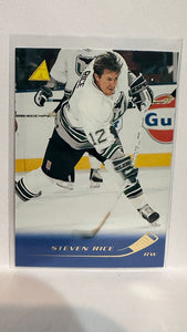 #166 Steven Rice Hartford Whalers 95-96 Pinnacle Hockey Card