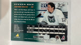 #166 Steven Rice Hartford Whalers 95-96 Pinnacle Hockey Card