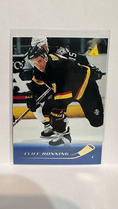 #184 Cliff Ronning Vancouver Canucks 95-96 Pinnacle Hockey Card