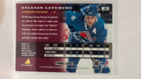 #131 Sylvain Lefebvre Colorado Avalanche 95-96 Pinnacle Hockey Card