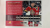 #199 Dave Lowry Florida Panthers 95-96 Pinnacle Hockey Card