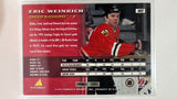 #182 Eric Weinrich Chicago Blackhawks 95-96 Pinnacle Hockey Card