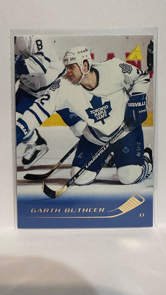 #53 Garth Butcher Toronto Maple Leafs 95-96 Pinnacle Hockey Card