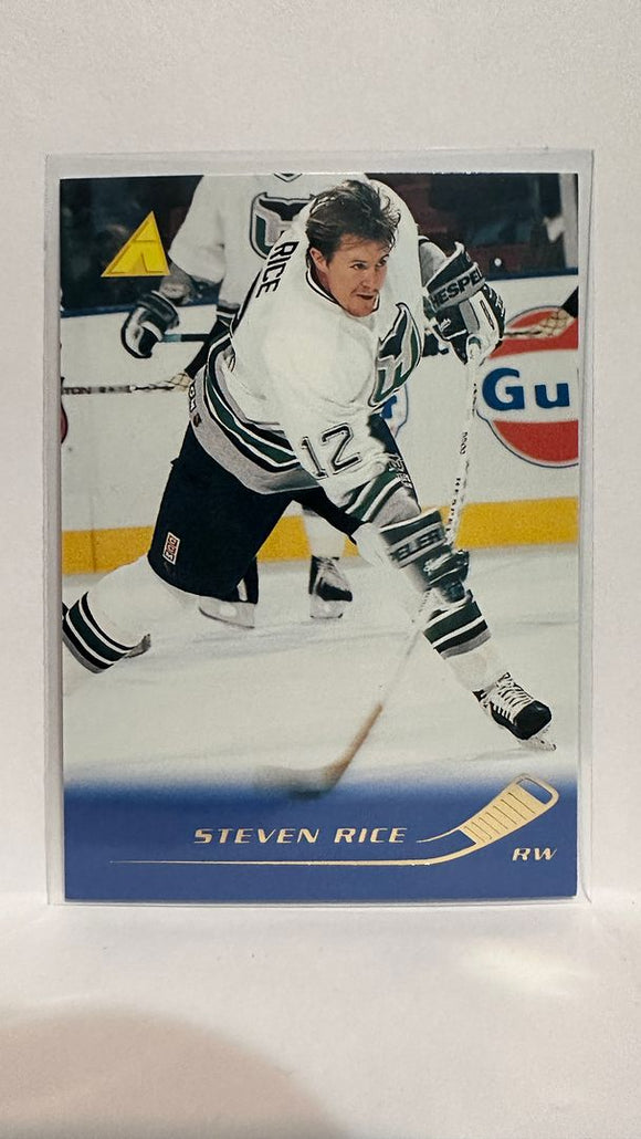 #166 Steven Rice Hartford Whalers 95-96 Pinnacle Hockey Card