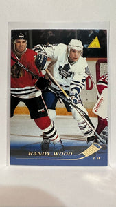 #164 Randy Wood Toronto Maple Leafs 95-96 Pinnacle Hockey Card