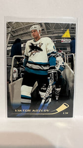 #99 Viktor Kozlov San Jose Sharks 95-96 Pinnacle Hockey Card