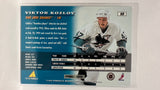 #99 Viktor Kozlov San Jose Sharks 95-96 Pinnacle Hockey Card